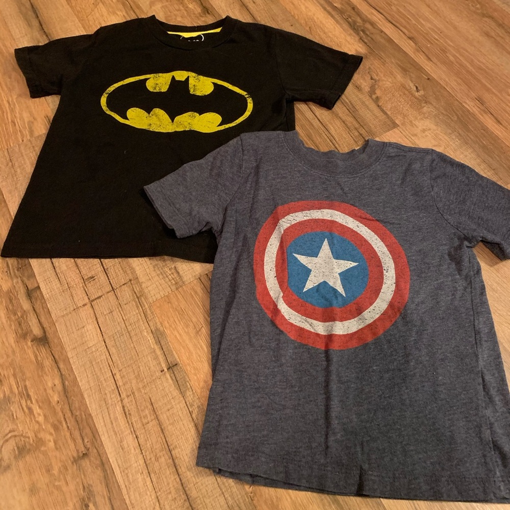 4t superhero shirt bundle